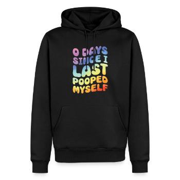 Funny Cooped Mir Badezimmer meme - Männer Premium Bio Hoodie - Schwarz - Vorne - Nico (187cm)