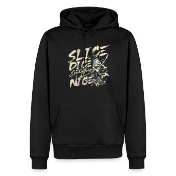 Kendo Japanische Kampfsportarten - Männer Premium Bio Hoodie - Schwarz - Vorne - Nico (187cm)