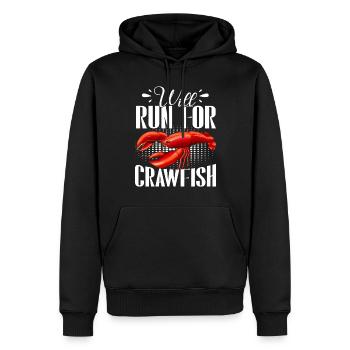 Crawfish Gifts - Männer Premium Bio Hoodie - Schwarz - Vorne - Nico (187cm)