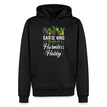 Plant Lover Gardening Gardening It - Männer Premium Bio Hoodie - Schwarz - Vorne - Nico (187cm)
