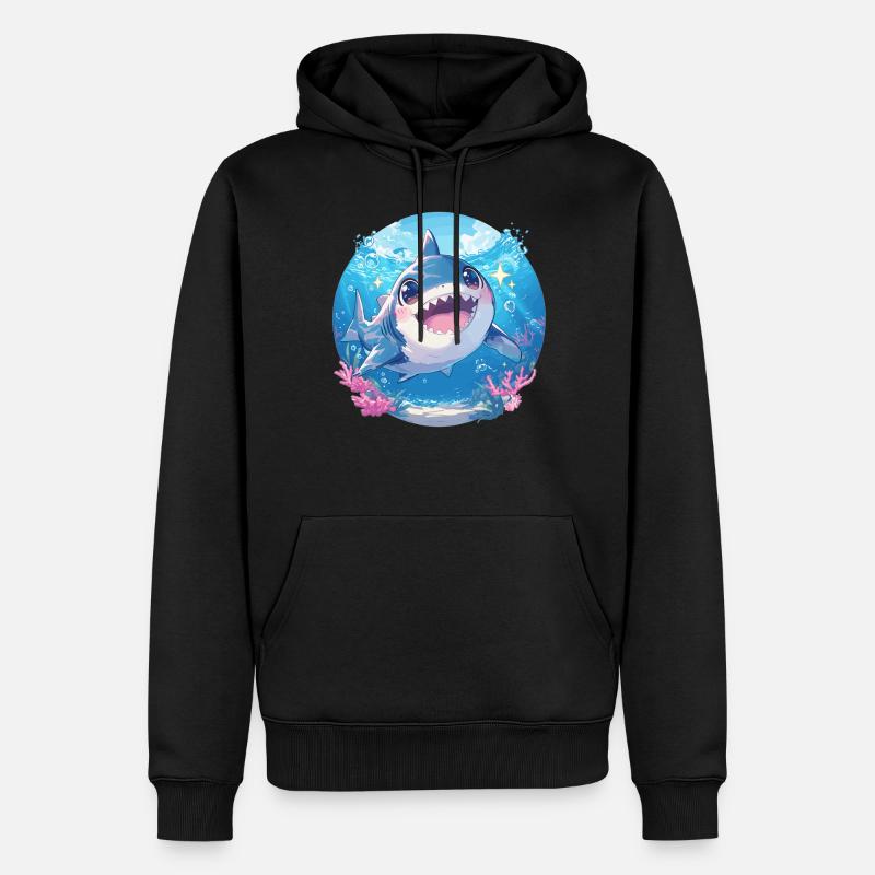 Mégalodons Megalodon - Sweat à capuche Premium bio Homme - noir