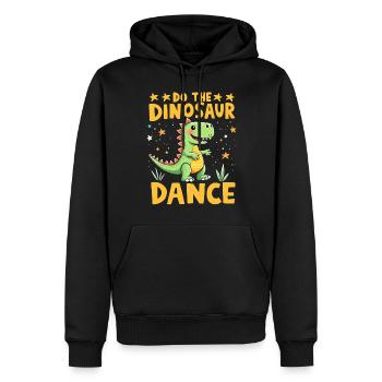 Décorations de fête de dinosaures - Sweat à capuche Premium bio Homme - noir - Devant - Nico (187cm)