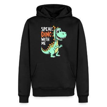 Dinosaur Party Decorations - Männer Premium Bio Hoodie - Schwarz - Vorne - Nico (187cm)