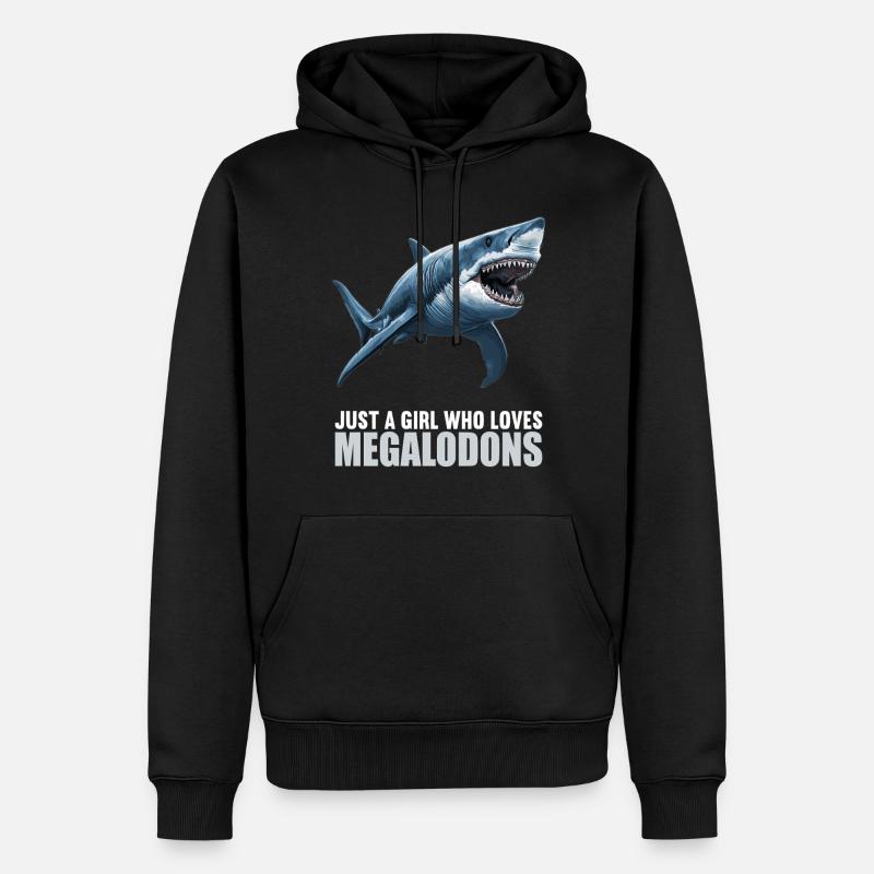 Mégalodons Megalodon - Sweat à capuche Premium bio Homme - noir