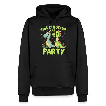 Dinosaur Party Decorations - Männer Premium Bio Hoodie - Schwarz - Vorne - Nico (187cm)