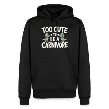 Décorations de fête de dinosaures - Sweat à capuche Premium bio Homme - noir - Devant - Nico (187cm)