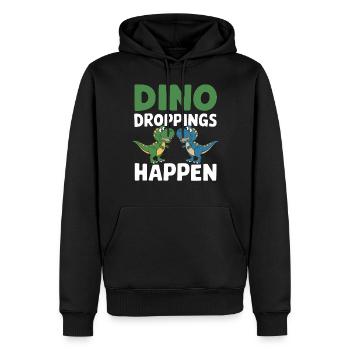 Dinosaur Party Decorations - Männer Premium Bio Hoodie - Schwarz - Vorne - Nico (187cm)