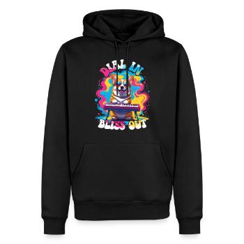 Synthesizer Synth Kick Drum DAW Dial In Bliss Out - Männer Premium Bio Hoodie - Schwarz - Vorne - Nico (187cm)