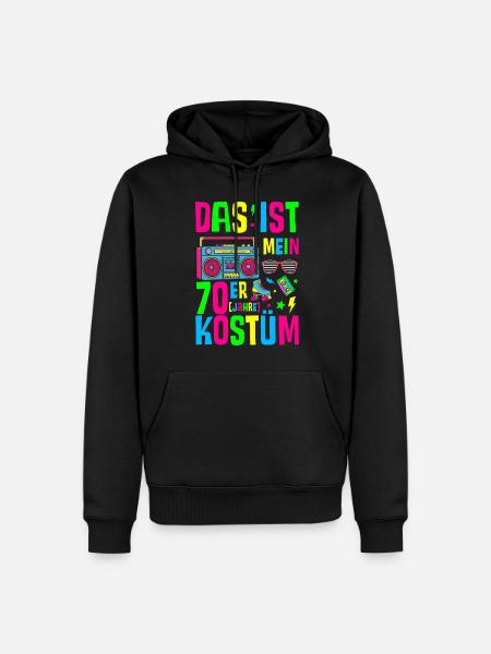 This is my 70s costume - Men’s Premium Organic Hoodie - black