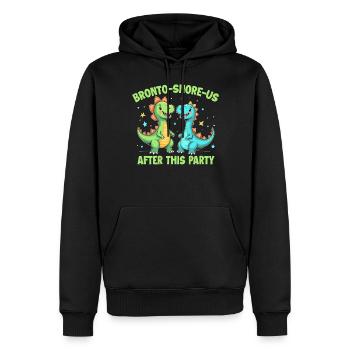 Dinosaur Party Decorations - Männer Premium Bio Hoodie - Schwarz - Vorne - Nico (187cm)
