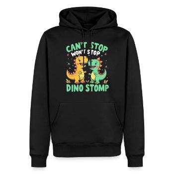 Dinosaur Party Decorations - Männer Premium Bio Hoodie - Schwarz - Vorne - Nico (187cm)