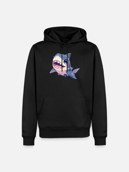 Requins Requin - Sweat à capuche Premium bio Homme - noir