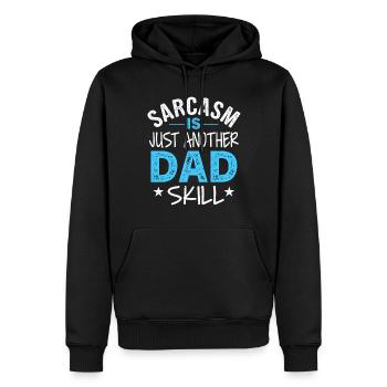 Geschenke Zum Vatertag Für Papa - Männer Premium Bio Hoodie - Schwarz - Vorne - Nico (187cm)