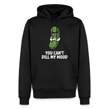 Pickle Pickle Pickle - Men’s Premium Organic Hoodie - black - Front - Nico (187cm)