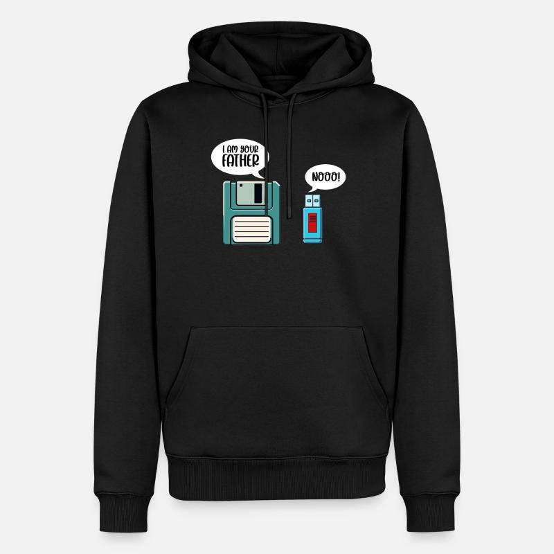 Programmierer Computercodierungssoftwareentwickler - Männer Premium Bio Hoodie - Schwarz