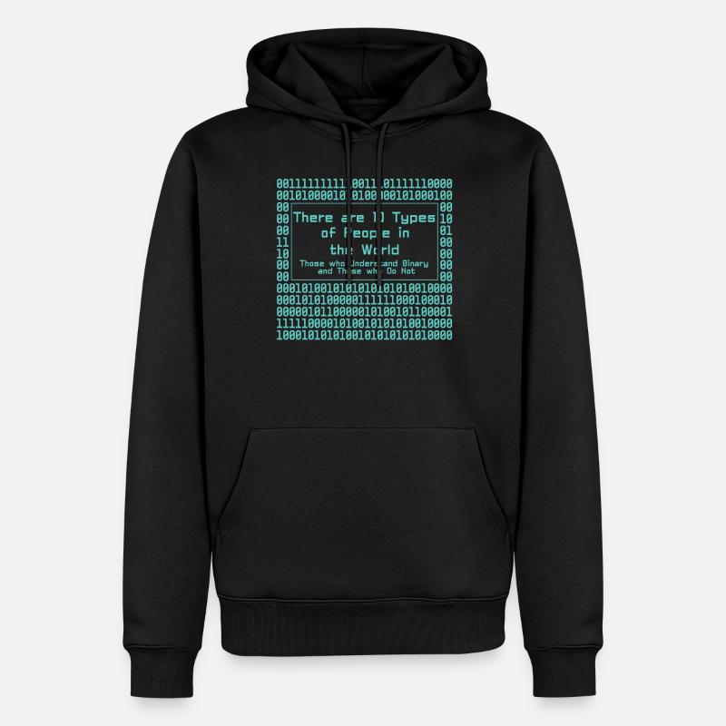 Programmierer Computercodierungssoftwareentwickler - Männer Premium Bio Hoodie - Schwarz
