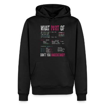 Programmierer Computercodierungssoftwareentwickler - Männer Premium Bio Hoodie - Schwarz - Vorne - Nico (187cm)