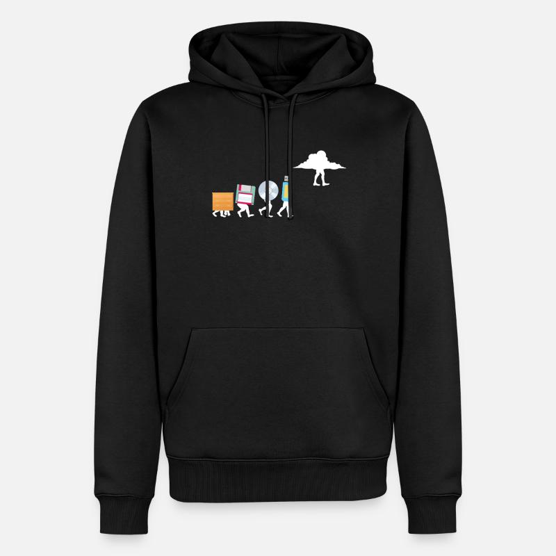 Programmierer Computercodierungssoftwareentwickler - Männer Premium Bio Hoodie - Schwarz