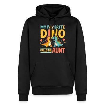 Dinosaur Party Decorations - Männer Premium Bio Hoodie - Schwarz - Vorne - Nico (187cm)