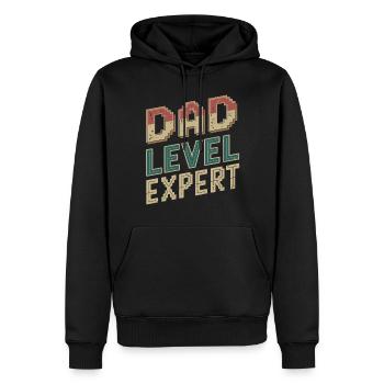 Geschenke Zum Vatertag Für Papa - Männer Premium Bio Hoodie - Schwarz - Vorne - Nico (187cm)