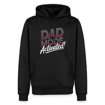Geschenke Zum Vatertag Für Papa - Männer Premium Bio Hoodie - Schwarz - Vorne - Nico (187cm)