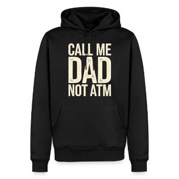 Geschenke Zum Vatertag Für Papa - Männer Premium Bio Hoodie - Schwarz - Vorne - Nico (187cm)