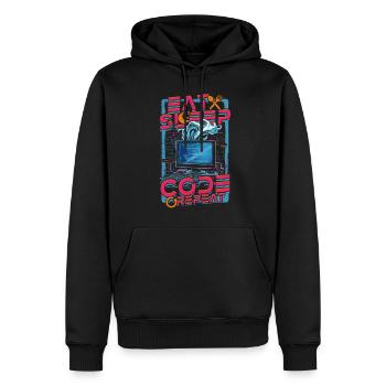 Theoretical Computer Scientist - Männer Premium Bio Hoodie - Schwarz - Vorne - Nico (187cm)