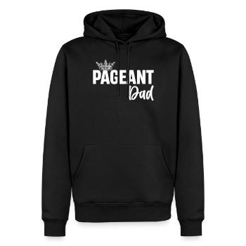 Concours de beauté Papa Glitz Glam Concours de beauté Papa drôle - Sweat à capuche Premium bio Homme - noir - Devant - Nico (187cm)