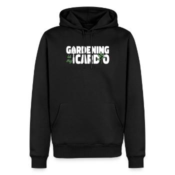 Plant Lover Gardening Gardening Is - Männer Premium Bio Hoodie - Schwarz - Vorne - Nico (187cm)