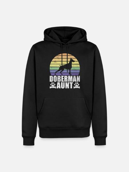 Cadeaux Doberman - Sweat à capuche Premium bio Homme - noir