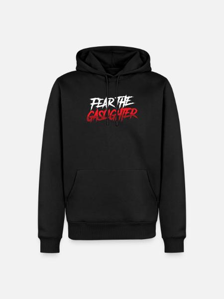 Echtes Professionelles Gaslighting - Männer Premium Bio Hoodie - Schwarz