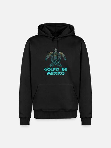 golfo de mexico - Männer Premium Bio Hoodie - Schwarz