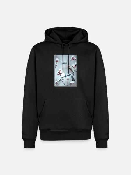 Oiseaux moqueurs Oiseaux moqueurs - Sweat à capuche Premium bio Homme - noir