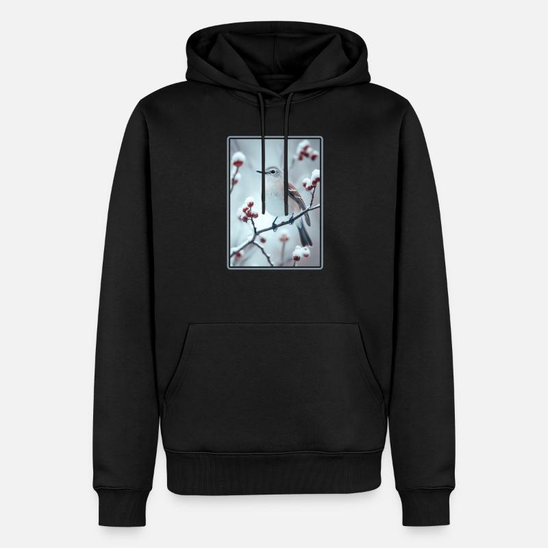 Oiseaux moqueurs Oiseaux moqueurs - Sweat à capuche Premium bio Homme - noir