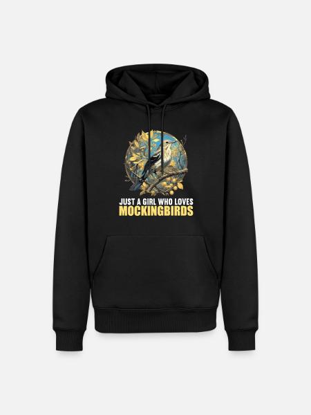 Oiseaux moqueurs Oiseaux moqueurs - Sweat à capuche Premium bio Homme - noir