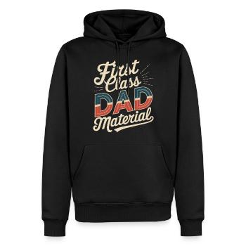 Geschenke Zum Vatertag Für Papa - Männer Premium Bio Hoodie - Schwarz - Vorne - Nico (187cm)