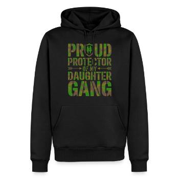 Geschenke Zum Vatertag Für Papa - Männer Premium Bio Hoodie - Schwarz - Vorne - Nico (187cm)