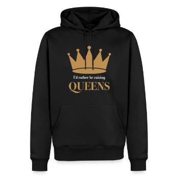 Geschenke Zum Vatertag Für Papa - Männer Premium Bio Hoodie - Schwarz - Vorne - Nico (187cm)