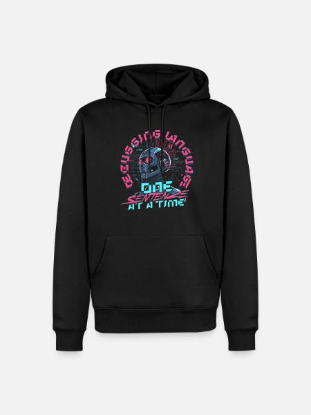 Computerlinguist - Männer Premium Bio Hoodie - Schwarz