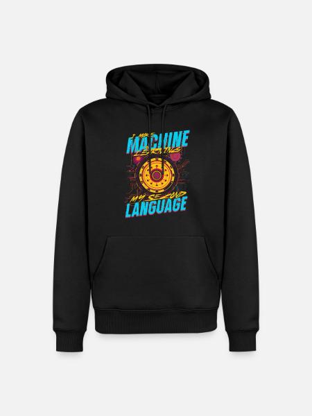 Computerlinguist - Männer Premium Bio Hoodie - Schwarz