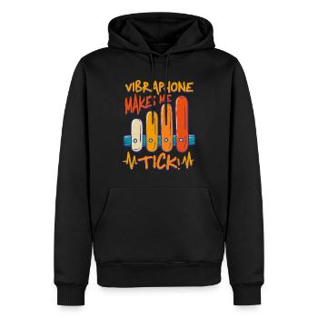 Vibraphon Marimba Vibraphone Makes Me Tick - Männer Premium Bio Hoodie - Schwarz - Vorne - Nico (187cm)