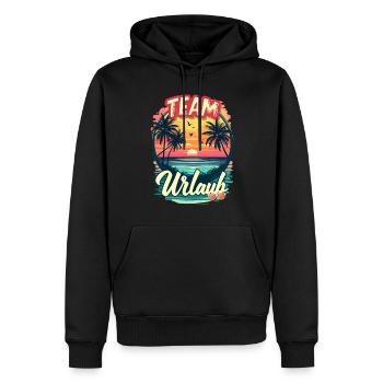 Urlaub Strand Strandurlaub Palmen Familie Sommer - Männer Premium Bio Hoodie - Schwarz - Vorne - Nico (187cm)