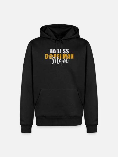 Cadeaux Doberman - Sweat à capuche Premium bio Homme - noir