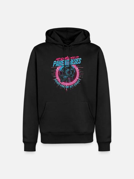 Computerlinguist Mismatched Parentheses - Männer Premium Bio Hoodie - Schwarz