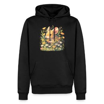 Mäuse Maus - Männer Premium Bio Hoodie - Schwarz - Vorne - Nico (187cm)