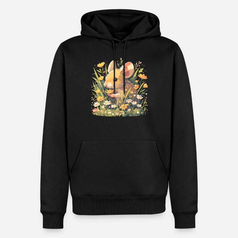 Souris Souris - Sweat à capuche Premium bio Homme - noir