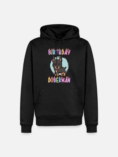Doberman Gifts - Men’s Premium Organic Hoodie - black