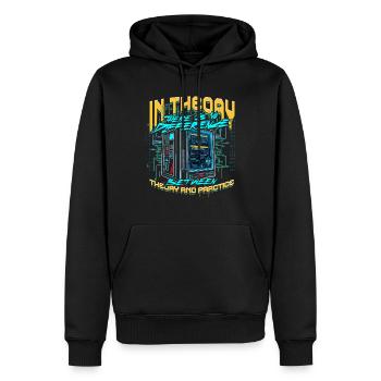 Theoretical Computer Scientist - Männer Premium Bio Hoodie - Schwarz - Vorne - Nico (187cm)
