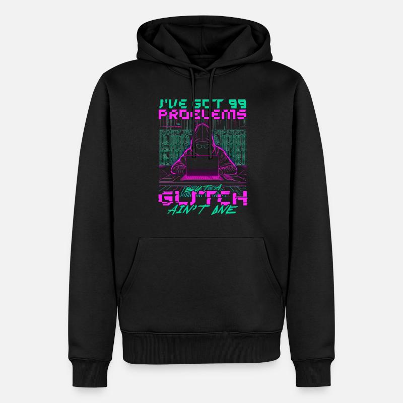 Informaticien théoricien - Sweat à capuche Premium bio Homme - noir