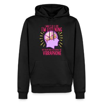 Vibraphon Marimba - Männer Premium Bio Hoodie - Schwarz - Vorne - Nico (187cm)